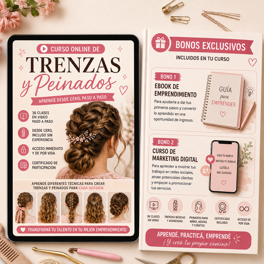 Curso de Trenzas y Peinados