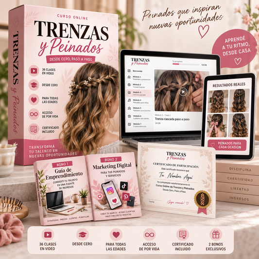 Curso de Trenzas y Peinados
