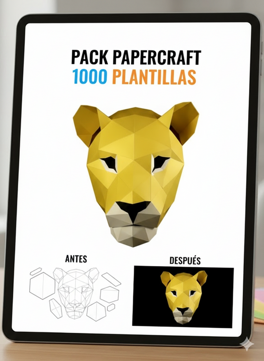 PACK PAPERCRAFT 1000 PLANTILLAS