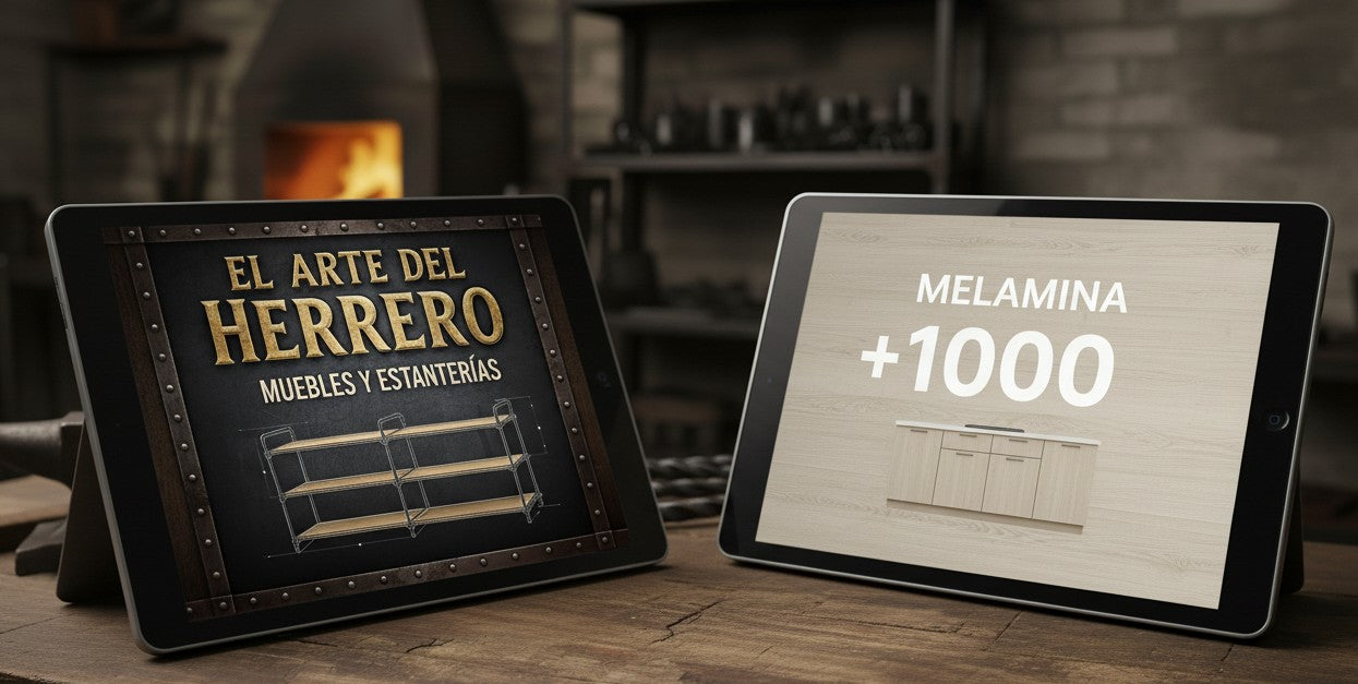 SUPER PACK - El Arte del Herrero + Melamina +1000 Diseños